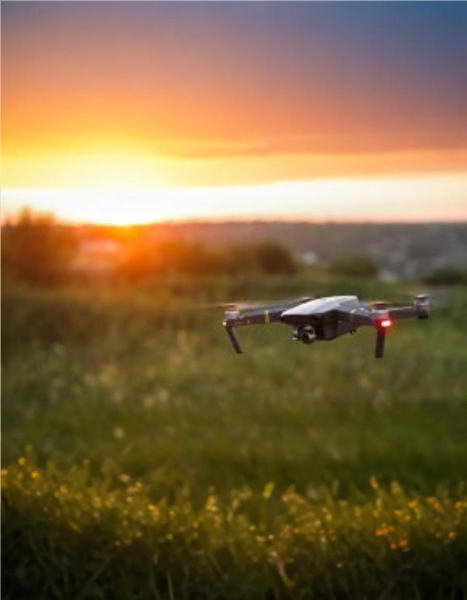 RGB eta espektro-anitzeko kamerak dituzten dronak