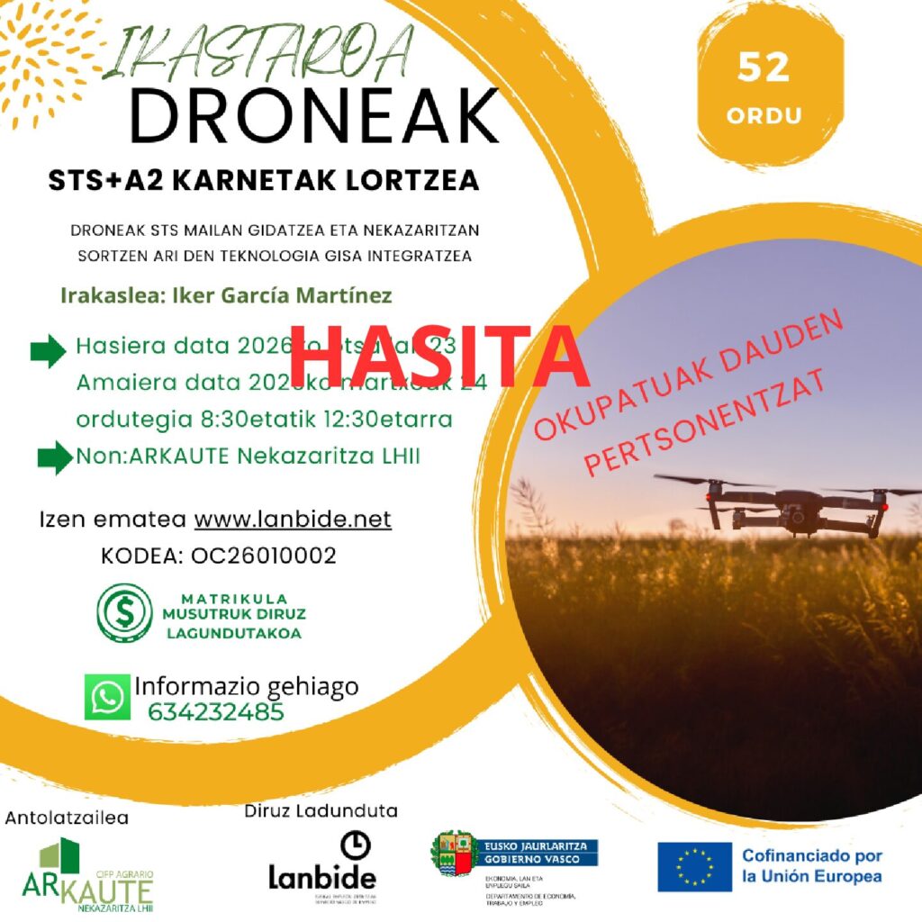 Droneak ikastaroa